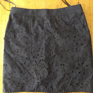 Lined cotton DKNY skirt